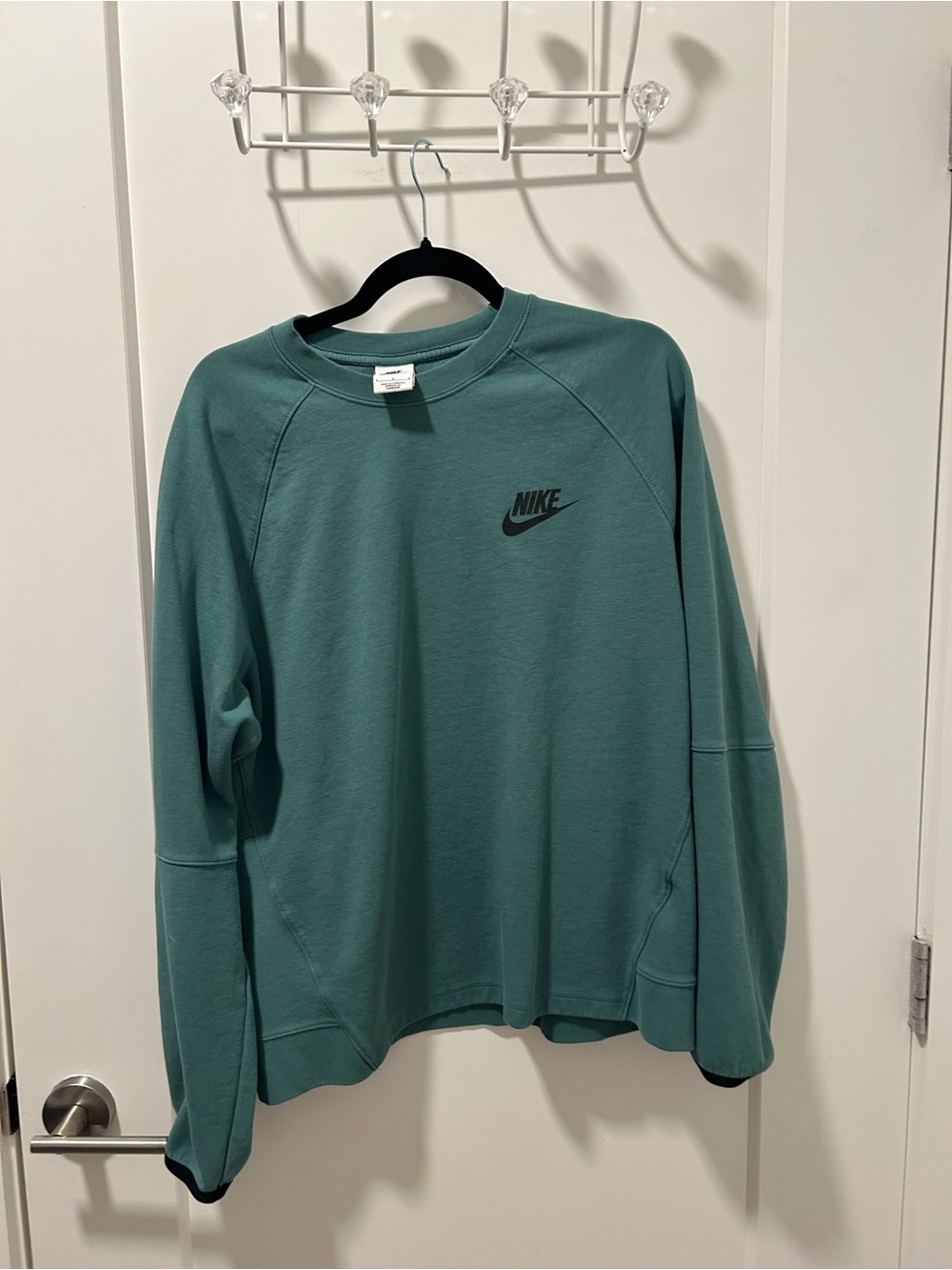 Nike Women's Running Performance Knit Crewneck Sweatshirt with Runner's Pocket